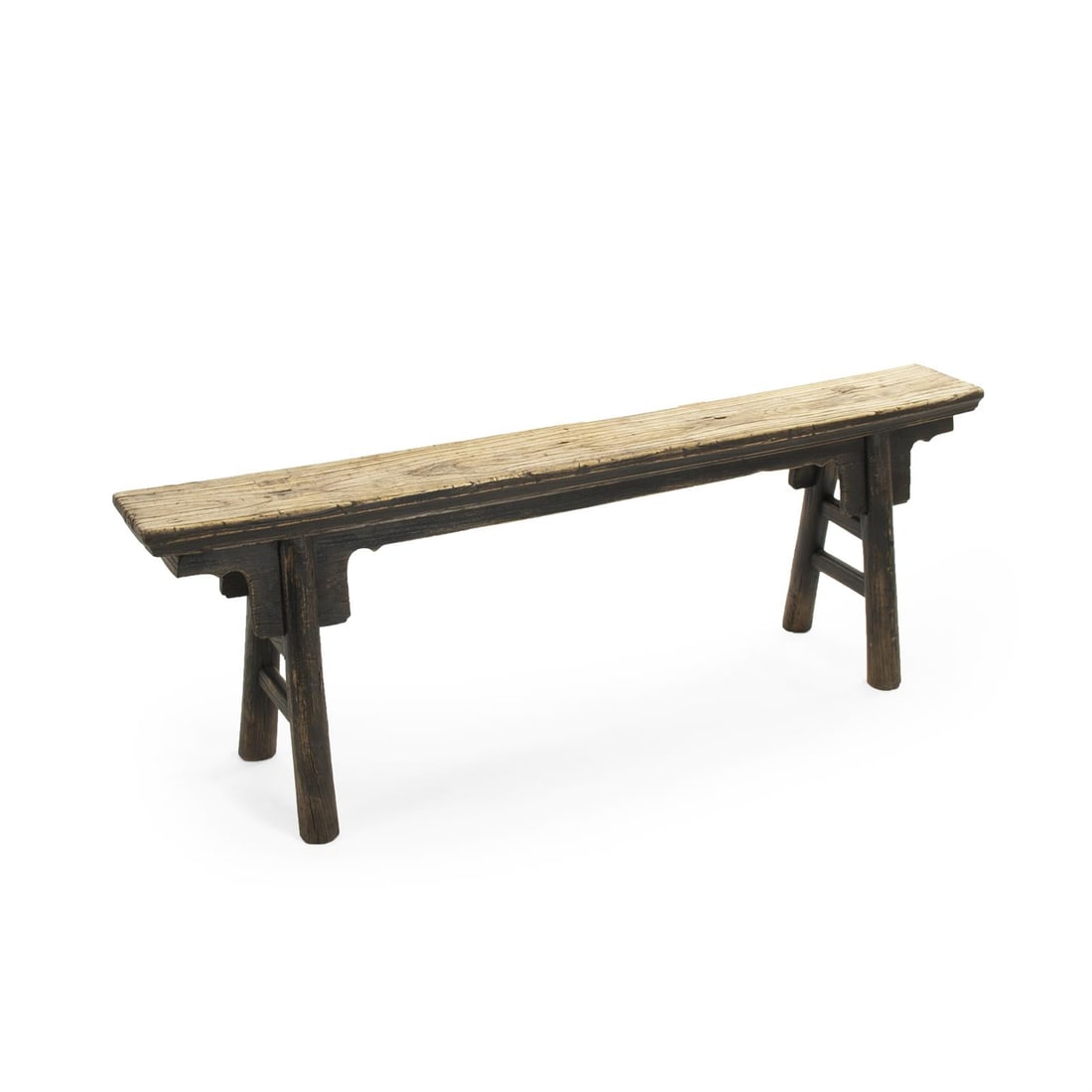 Zentique English Traditional 57 Inch Black Story Bench (1 of 3)