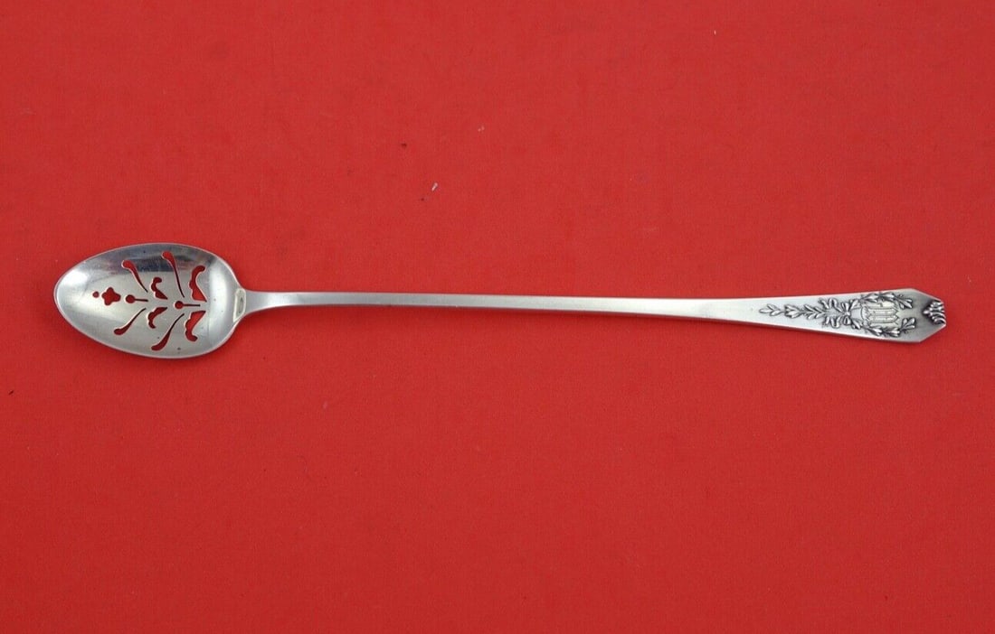 Whiting Madam Jumel Sterling Silver Olive Spoon 8.5 Inch (1 of 2)