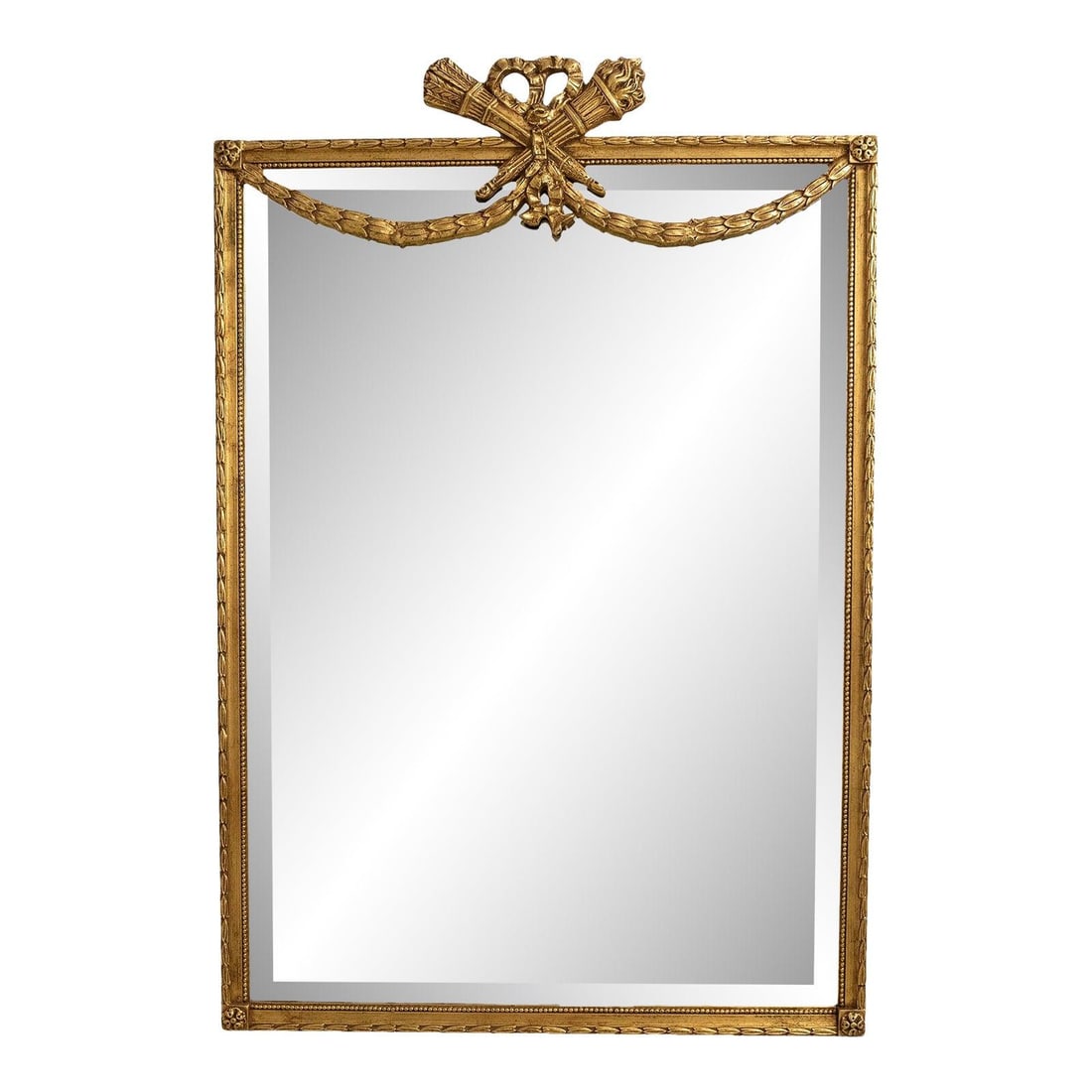 Friedman Brothers Model 6805 Gold Torch Carved Mirror 32.5 x 48.5 (1 of 10)