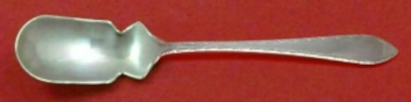 Tiffany & Co Feather Edge Sterling Silver Horseradish Scoop 6 Custom Made (1 of 2)