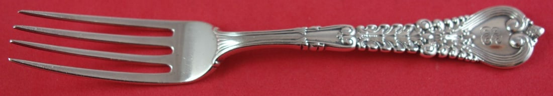 Tiffany & Co. Florentine Sterling Silver Breakfast Fork 6.25" (1 of 1)