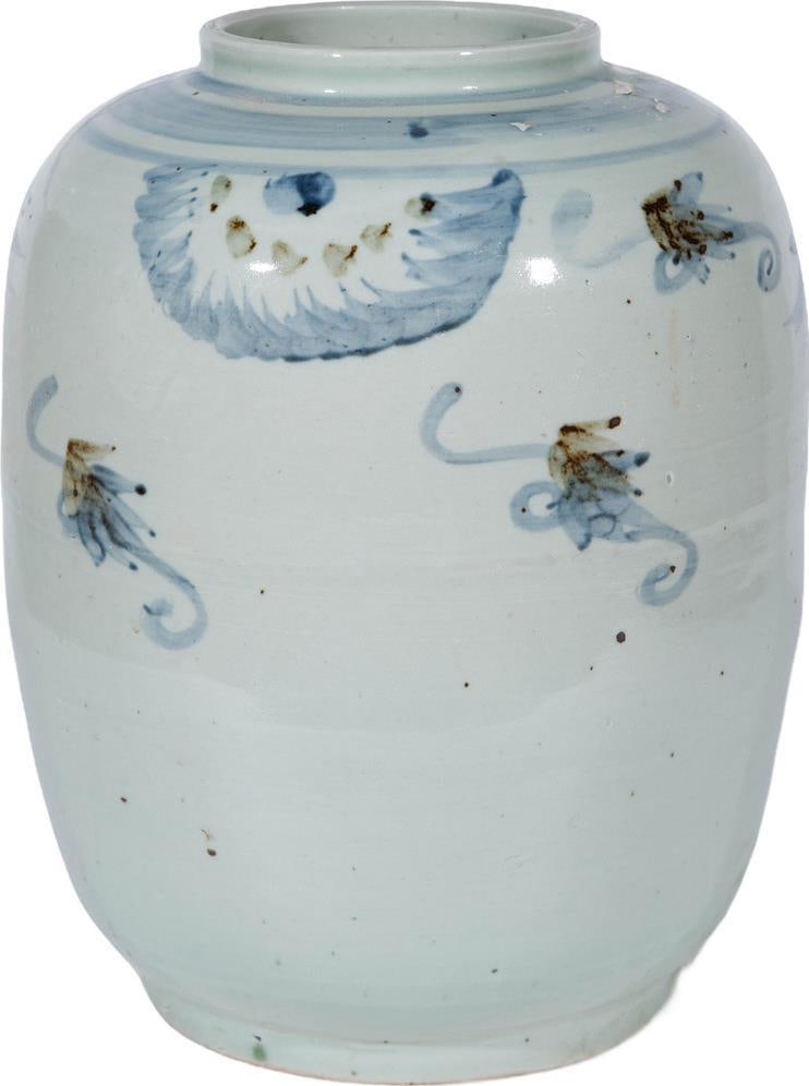 Handcrafted Asian Antique Style Longevity Cylinder Jar (1 of 3)