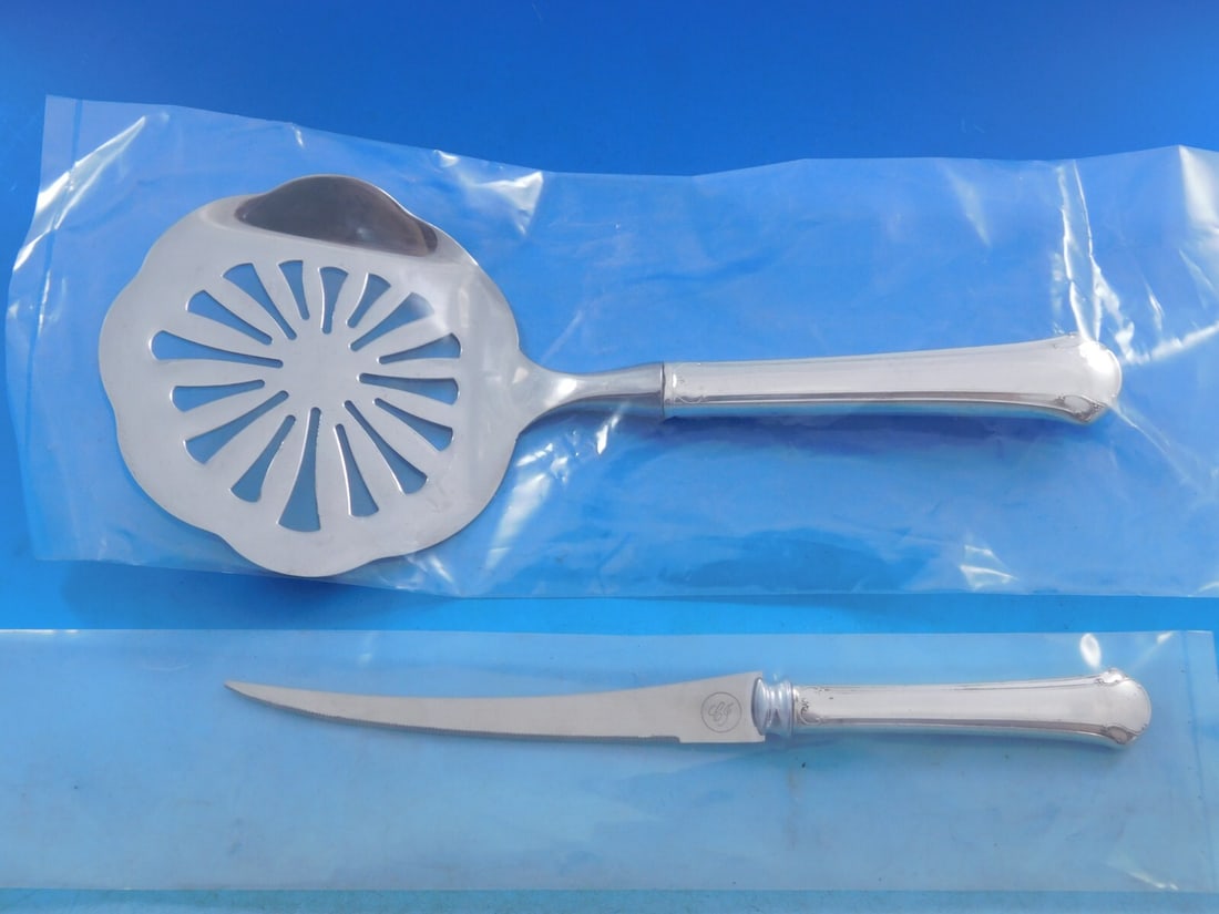 Towle Chippendale Sterling Silver Tomato Serving Set 2-Piece Custom Made (1 of 16)