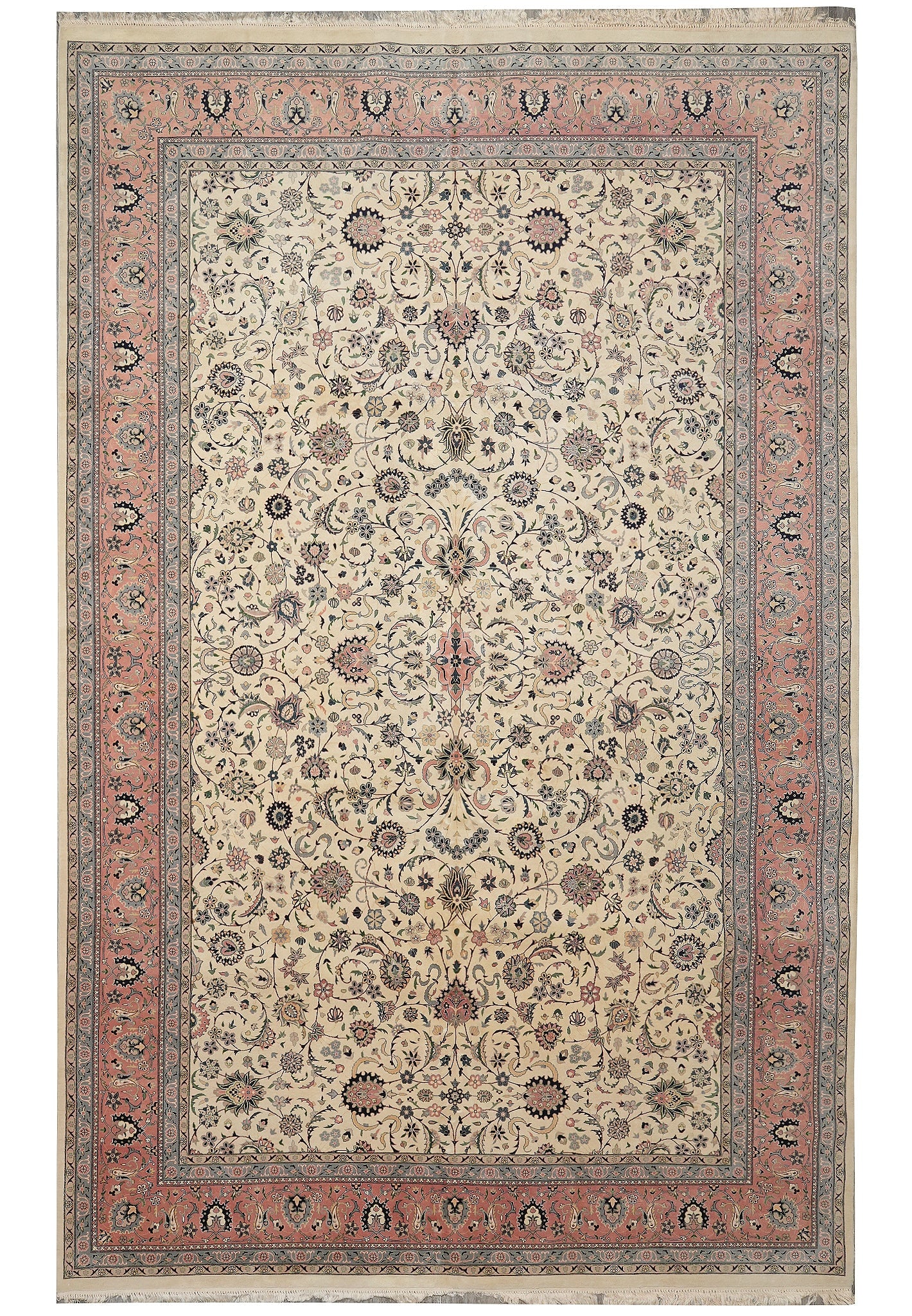 10.3 x 16 Handmade Fine Dense Weave Wool Rug 200 KPSI (1 of 14)
