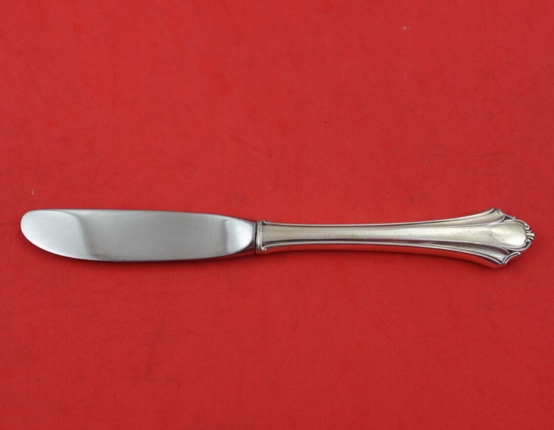 Lunt Bel Chateau Sterling Silver Butter Spreader Hollow Handle 6 1/4" (1 of 3)