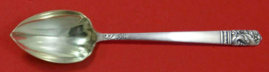 Oneida Mansion House Sterling Silver Grapefruit Spoon Fluted Custom 5 3/4" (1 of 1)
