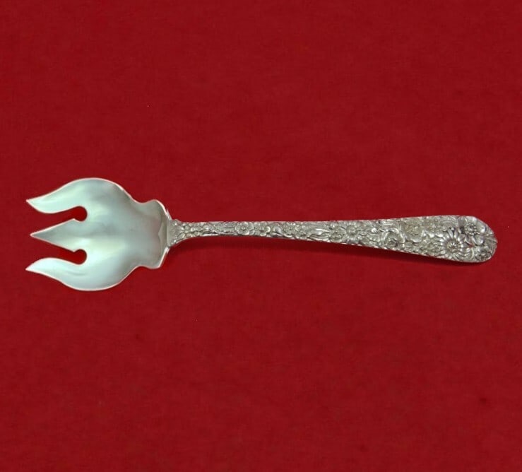 Alvin Sterling Silver Bridal Bouquet Ice Cream Fork Chantilly Style (1 of 2)