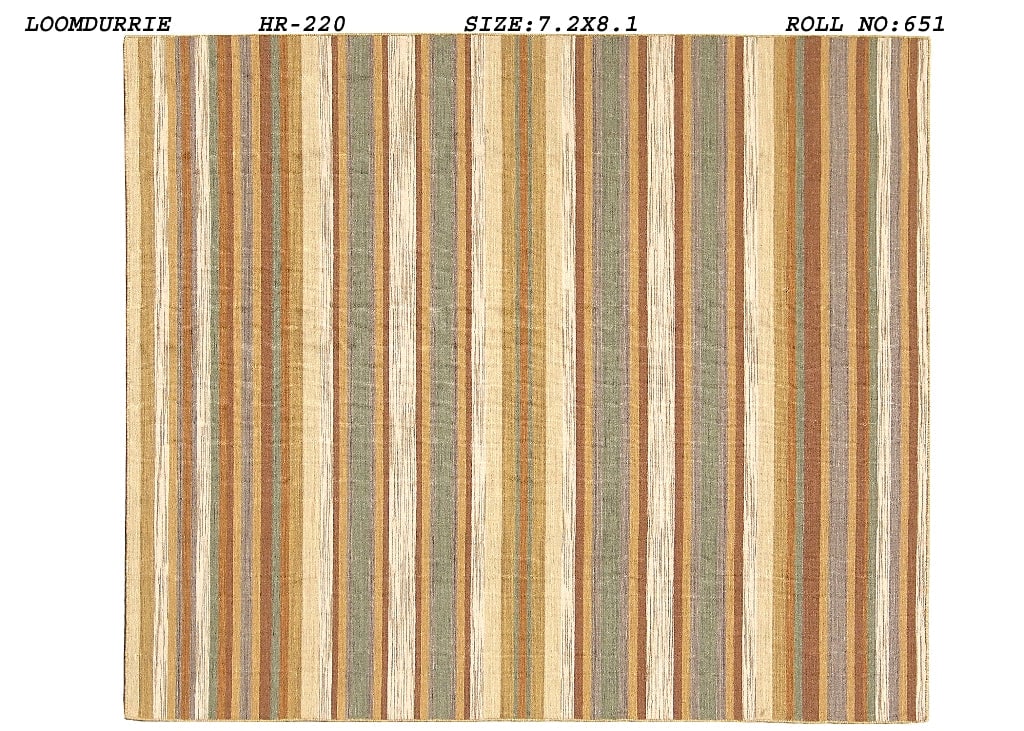 7.2 x 8.1 Multi Contemporary Hand-Knotted Area Rug (1 of 1)