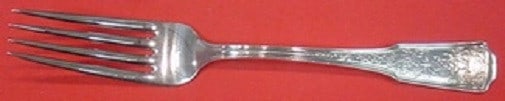 Frank Smith Lincoln K Eng Sterling Silver Dinner Fork Monogrammed 7.5" (1 of 1)