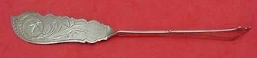 Wood & Hughes Viola Sterling Silver Master Butter Knife 7 1/4" Twist Handle (1 of 1)