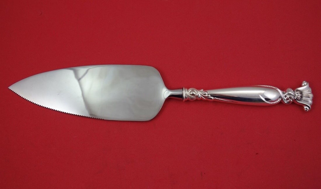 Wallace Romance of the Sea Sterling Silver Cake Server 10 7/8 Custom Serrated (1 of 2)