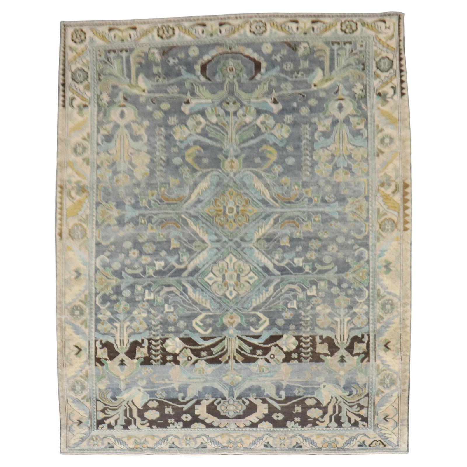 Zabihi Collection Malayer Hand-Knotted Persian Rug 89 x 107 (1 of 9)