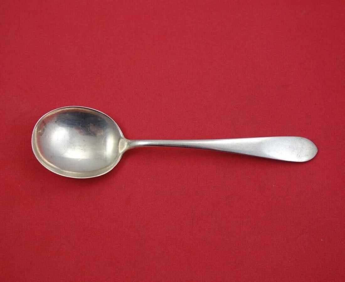 Gorham Puritan Sterling Silver Cream Soup Spoon 6 1/4 Inches (1 of 3)