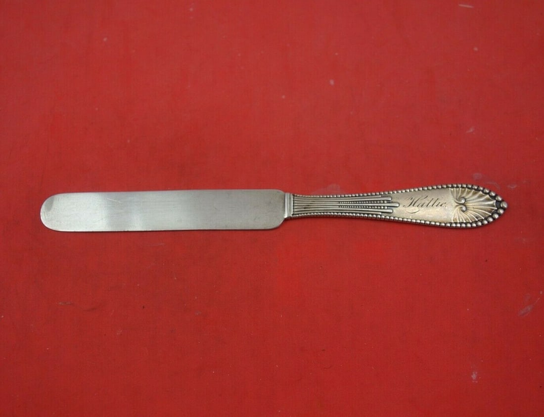 Gorham Chippendale Sterling Silver Dessert Knife Monogrammed 7 1/4 inches (1 of 3)