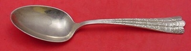 Shiebler Luxembourg Sterling Silver Soup Spoon 7 Antique Flatware (1 of 2)