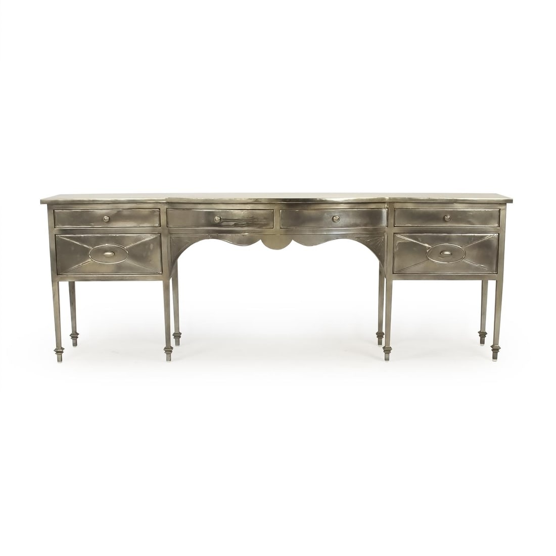 Zentique Gerard Console Table in Oyster Gray Finish (1 of 6)