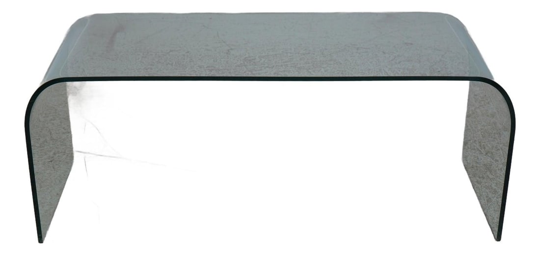 Fiam Italian Modern Bent Glass Coffee Table 30 Years Quality Design (1 of 10)