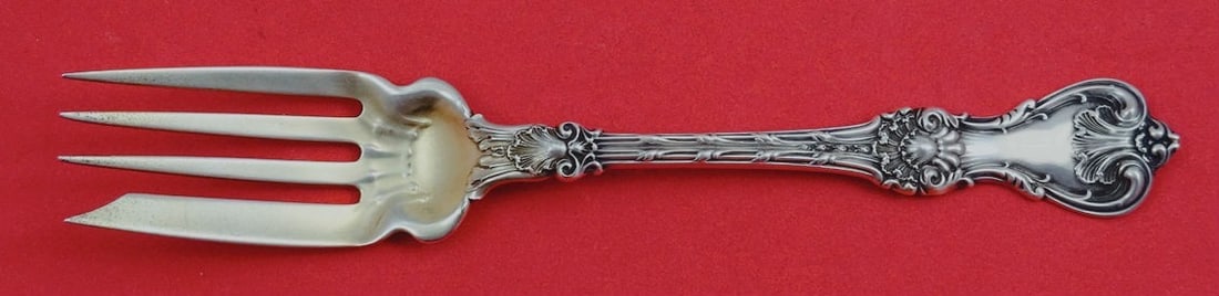 Whiting King Edward Sterling Silver Salad Fork Gold-Washed 6.25" (1 of 2)