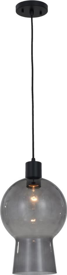 Kalco Cores Matte Black Mini Pendant Light Dimmable E26 Bulb 15.5H (1 of 1)