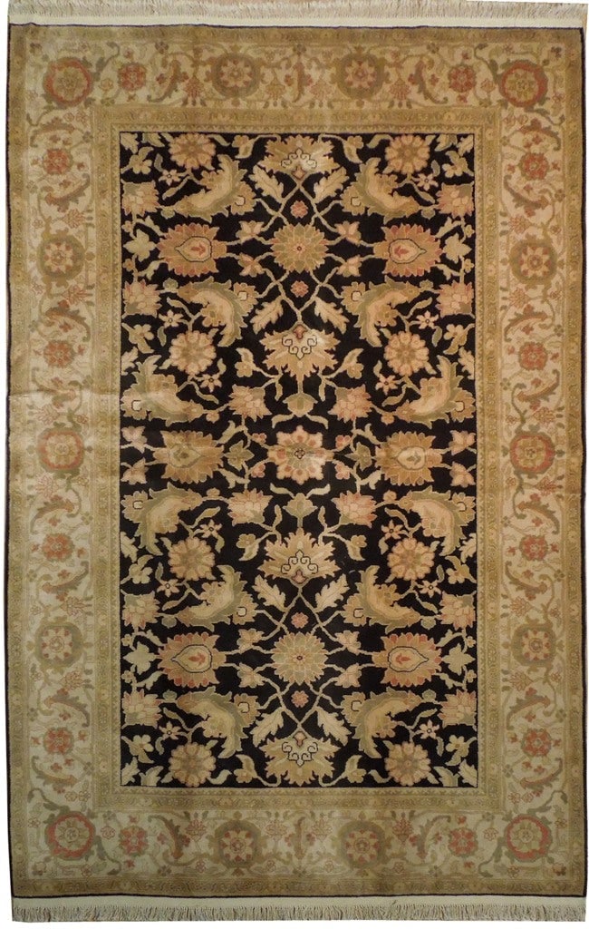 Chobi Handmade Egypt Rug 5.10 x 9.0 ft Black: Chobi Handmade Egypt Rug 5.10 x 9.0 ft Black Free continental US Shipping Beautifully crafted Chobi handmade rug featuring a striking black design, perfect for enhancing the aesthetic of any room.