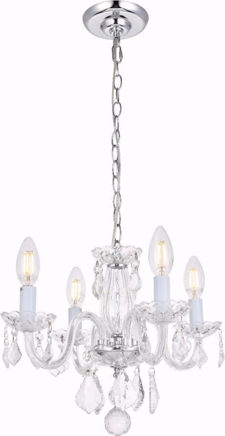 Elegant Lighting Rococo Crystal Pendant Light 12H 15W 15D UL-Listed: Elegant Lighting Rococo Crystal Pendant Light 12H 15W 15D UL-Listed Illuminate your space with the elegance of the Adjustable Rococo Crystal Pendant Light. This stunning fixture features a chic Rococo