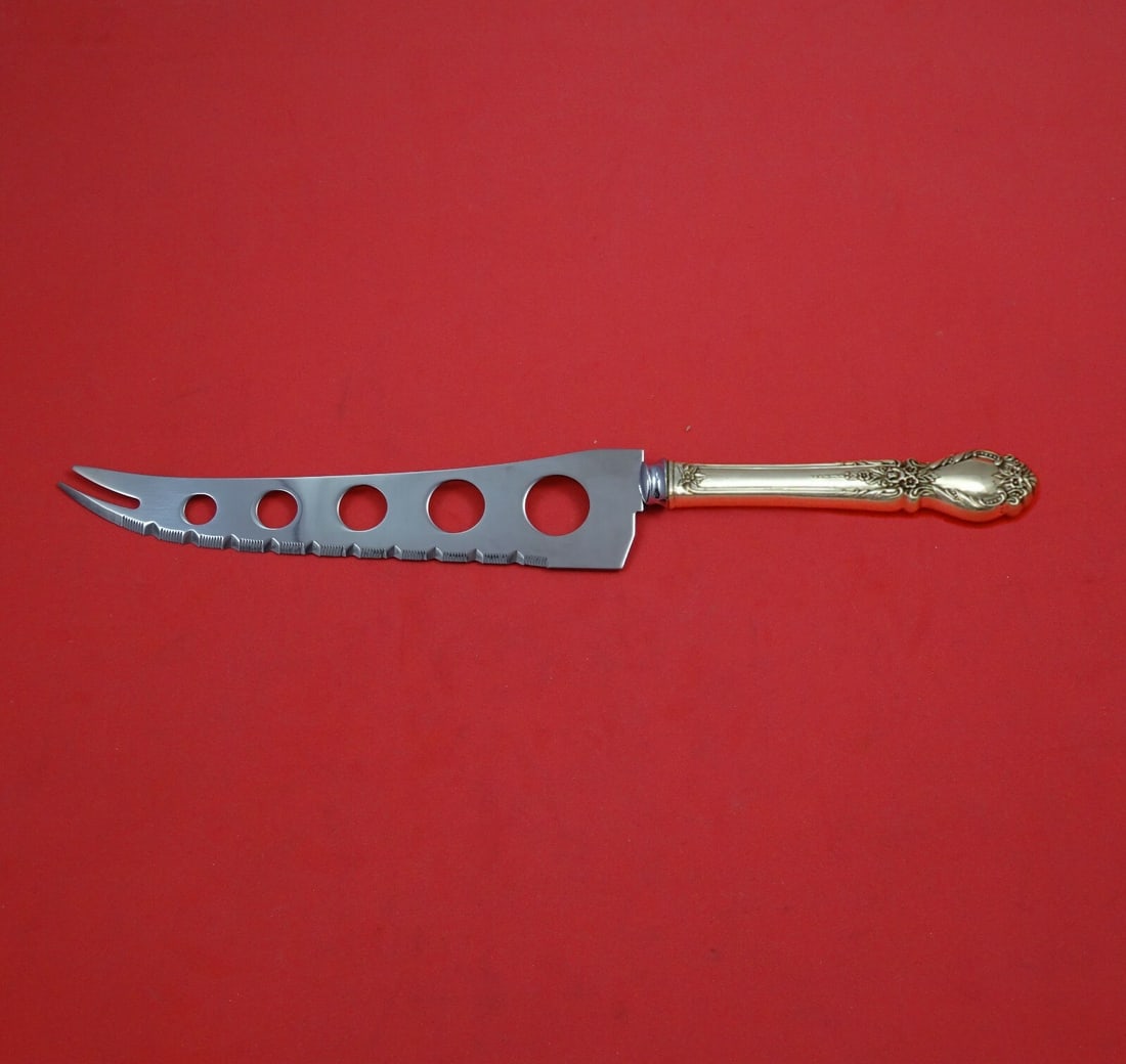 Brocade by International Sterling Silver Charcuterie Knife 9 3/4": Brocade by International Sterling Silver Charcuterie Knife 9 3/4" This exquisite Brocade by International Sterling Silver Large Charcuterie Knife measures 9 3/4" in length and features a beautifully c