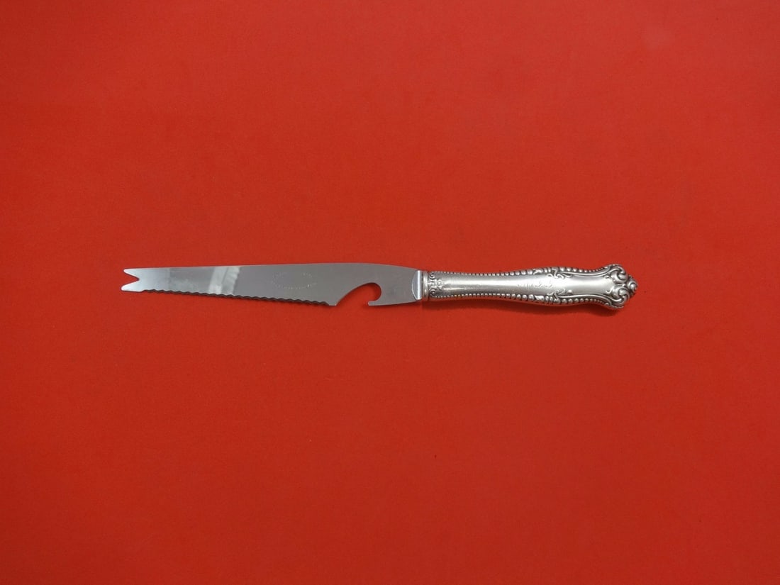 Towle Canterbury Sterling Silver Bar Knife Custom Made 9 1/8": Towle Canterbury Sterling Silver Bar Knife Custom Made 9 1/8" This exquisite bar knife from the Canterbury pattern by Towle is crafted from sterling silver with a hollow handle and features a durable