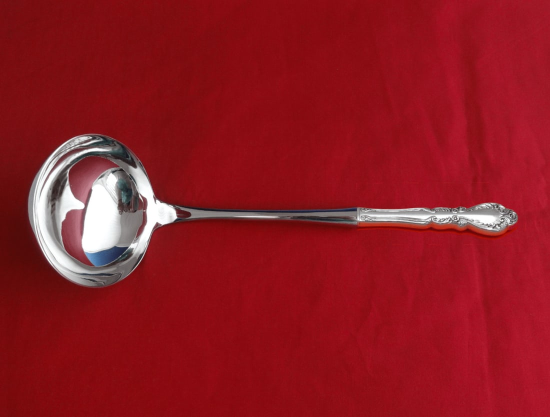 International Sterling Silver Old Charleston Soup Ladle 10 1/2" (1 of 2)
