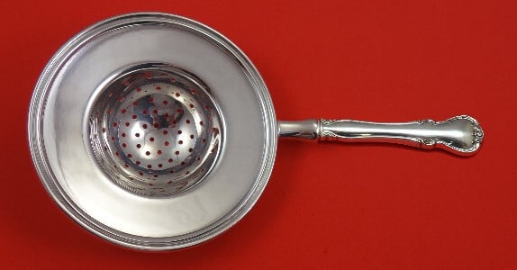 Towle French Provincial Sterling Silver Tea Strainer Custom Serving Piece (1 of 2)