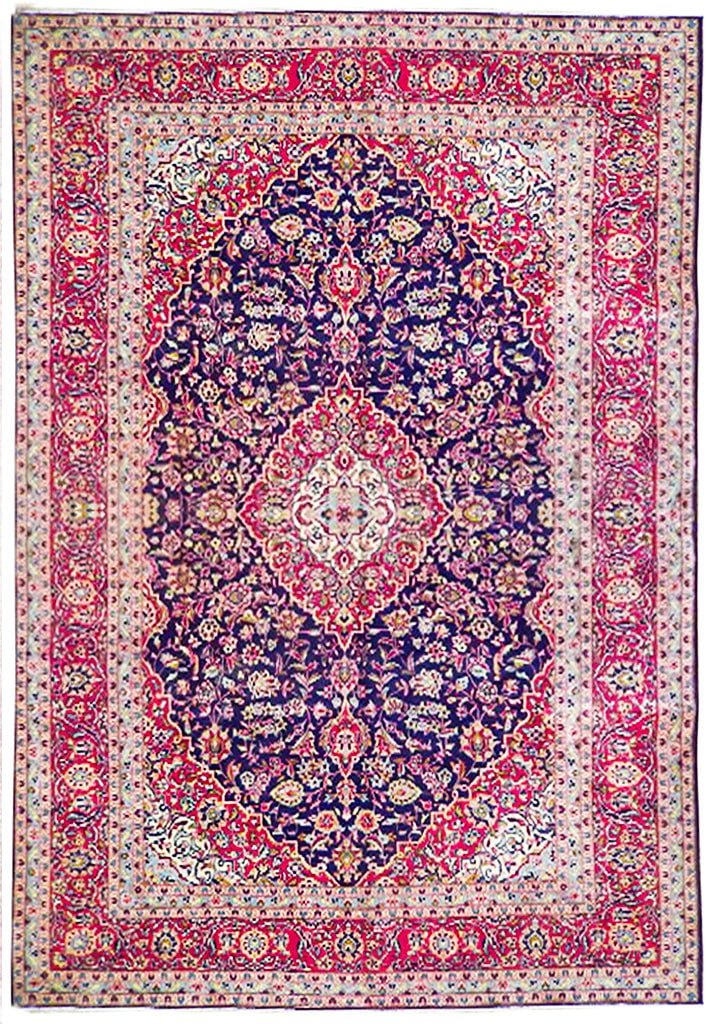 Exquisite 8.1 x 11.9 Handcrafted Persian Sarouk Rug Coral: Exquisite 8.1 x 11.9 Handcrafted Persian Sarouk Rug Coral Free continental US Shipping Transform your living space with this stunning 8.1 x 11.9 Persian Sarouk rug in coral. Handcrafted by talented Pe