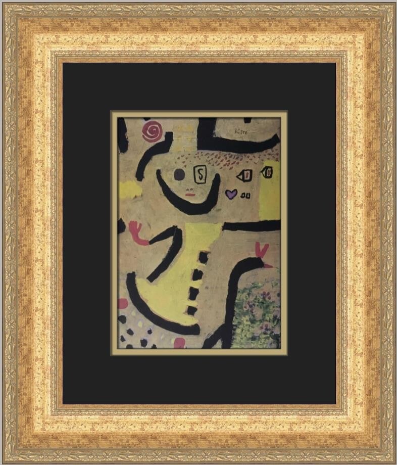 Paul Klee A Child's Game Custom Framed Art Print 1988 (1 of 2)
