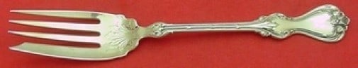 Whiting Sterling Silver 7" Duke of York Fish Fork Monogrammed (1 of 1)