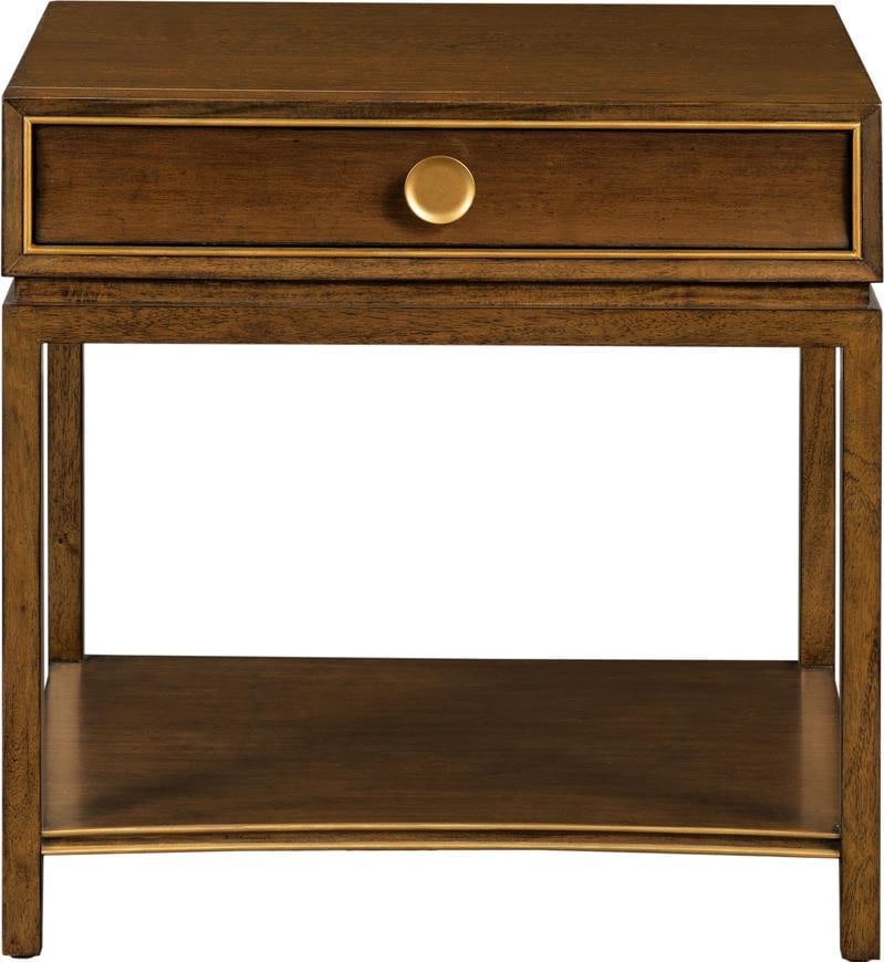 Port Eliot Louis XVI Style French Walnut Side Table 25H 25W 21D (1 of 1)
