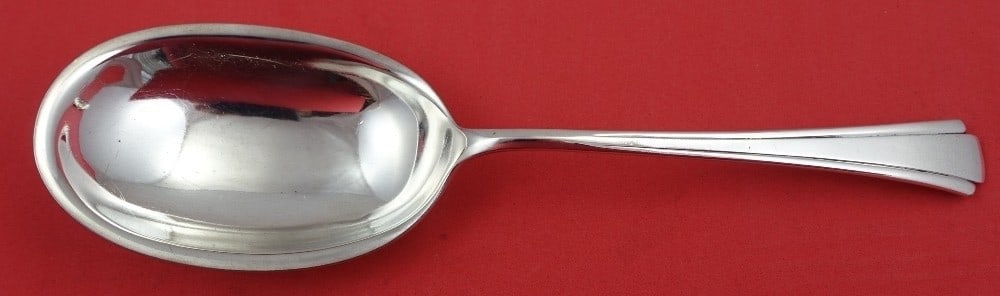 Richard Dimes Debutante Sterling Silver Berry Spoon 7 5/8 Ovoid Design (1 of 2)