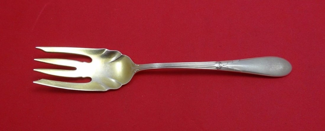 Gorham Rose Marie Gold Washed Sterling Silver Salad Fork 6 5/8" (1 of 2)
