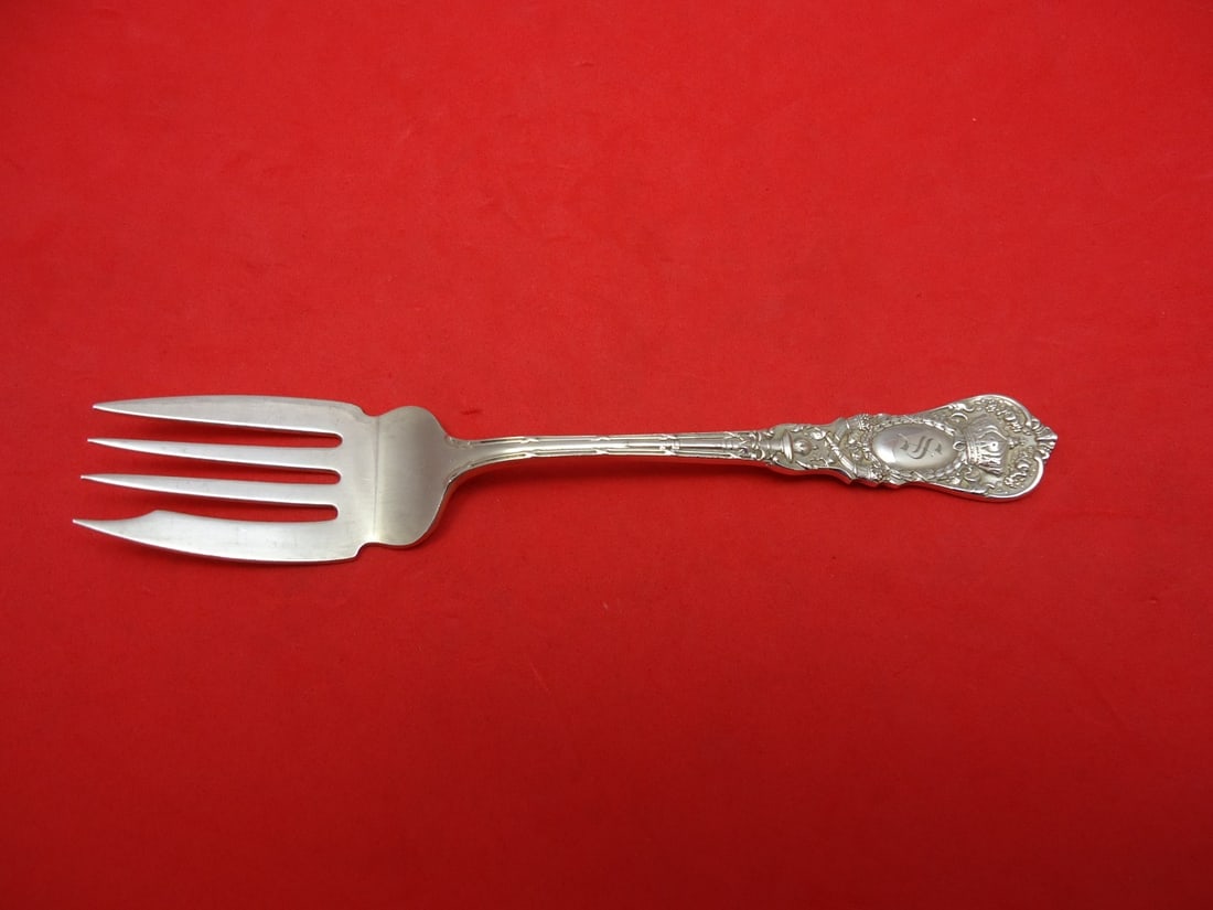 Durgin Empire Sterling Silver Salad Fork Monogrammed 5 7/8" (1 of 1)
