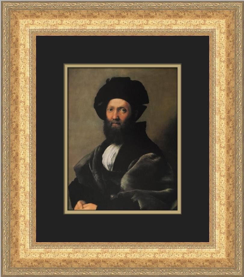 Raphael Baldassare Castiglione Custom Framed Print 18 x 16 (1 of 2)