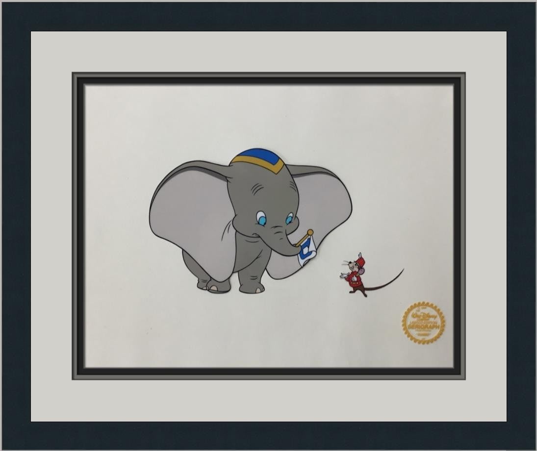 Framed Dumbo and Timothy Animation Sericel Limited Edition by Disney (1 of 4)