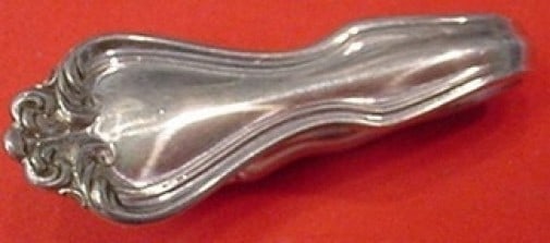 Westmorland Sterling Silver Napkin Clip George and Martha Custom Made 2 1/4" (1 of 1)