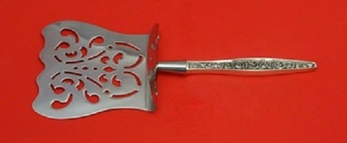 Reed and Barton Renaissance Scroll Sterling Silver Asparagus Server 9.5 inch (1 of 1)