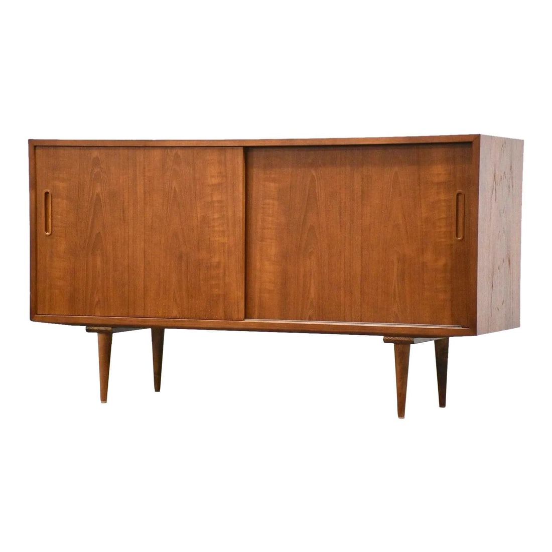 Poul Hundevad Danish Modern Teak Credenza with Sliding Doors (1 of 7)