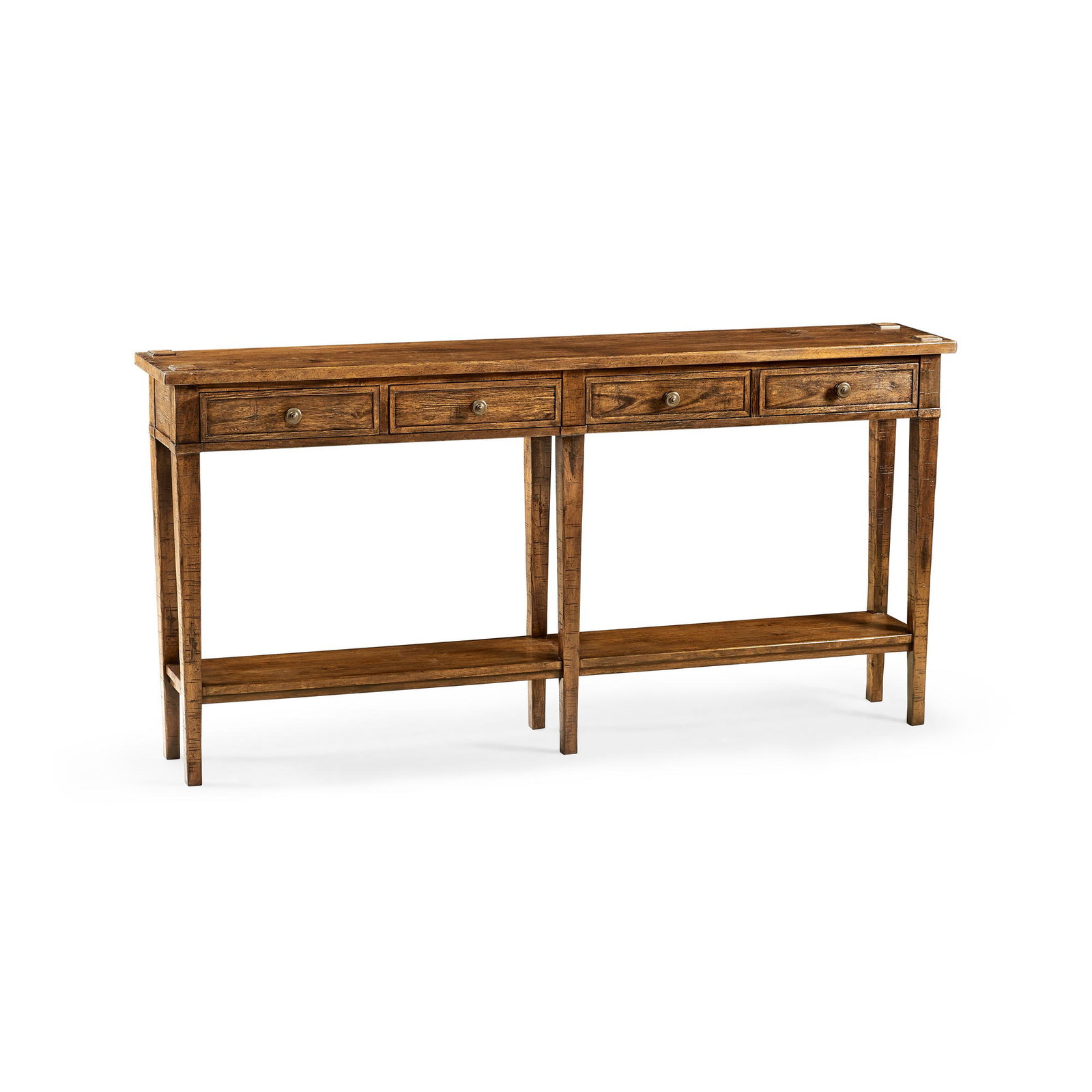JC Edited Casually Country Walnut Console Table Rustic Country Style (1 of 7)