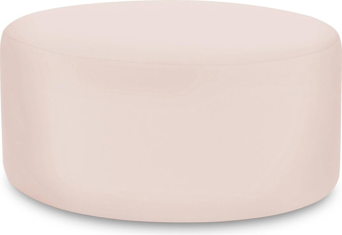 Howard Elliott 36 Round Ottoman Cover Brown Sand Finish (1 of 1)