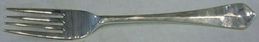 Porter Blanchard Roosevelt Sterling Silver Fork 7 1/8 inches: Porter Blanchard Roosevelt Sterling Silver Fork 7 1/8 inches This exquisite regular fork is part of the Roosevelt pattern by Porter Blanchard, crafted from high-quality sterling silver. Measuring 7 1/