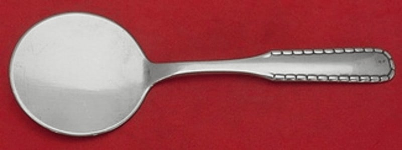 Georg Jensen Rope Sterling Silver Cucumber Server 5 3/4 Inch (1 of 2)