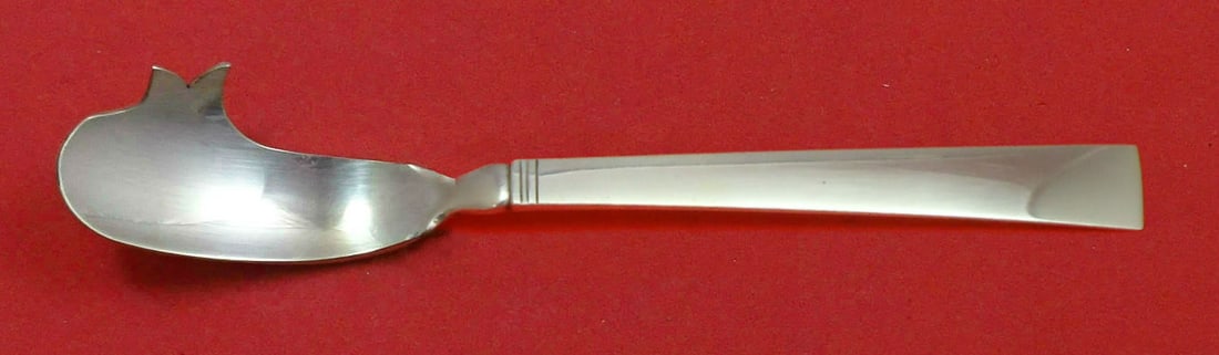 Georg Jensen Blok Acadia Sterling Silver Cheese Knife Custom Flat Handle (1 of 1)