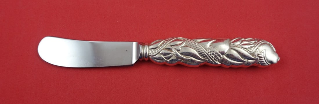Sterling Silver Cheese Knife Hollow Handle Paddle Blade 6 Inch by Tiffany (1 of 2)
