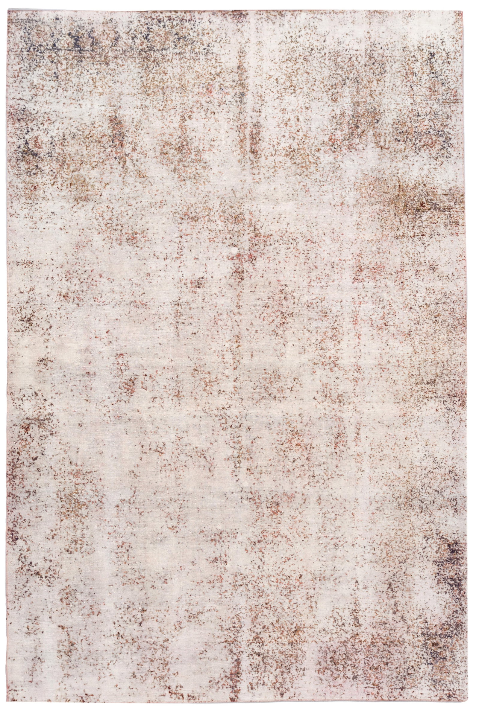 Vintage Hand-Knotted Persian Rug 7'4 x 12'4 Abstract Design Wool Beige: Vintage Hand-Knotted Persian Rug 7'4 x 12'4 Abstract Design Wool Beige Enhance your living space with this exquisite Vintage Persian Distressed Rug, meticulously hand-knotted and featuring an eye-catc