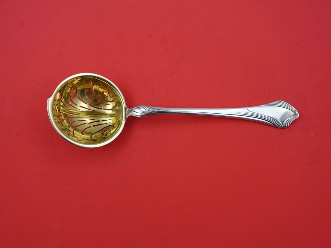 Christofle Moderne Gramont Silverplate Sugar Sifter 8 Inches Monogrammed (1 of 2)