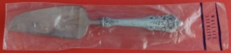 Sterling Silver Cheese Server Grande Baroque Pattern by Wallace 7.25 Inch Straight Edge (1 of 1)